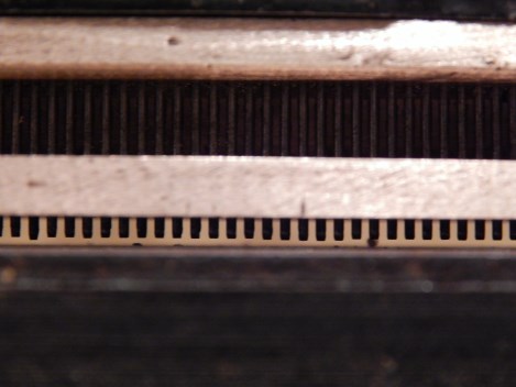 Stamp perforator pins