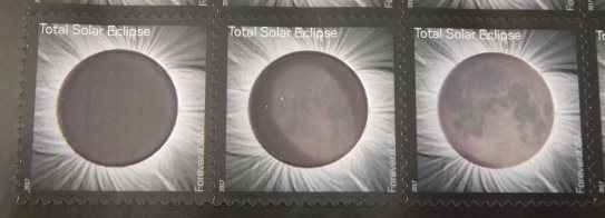 United States stamps picturing total solar eclipse