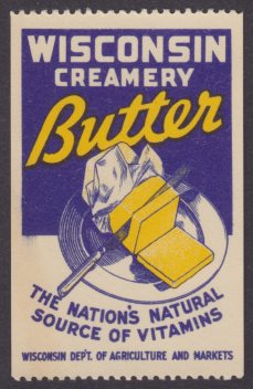 Wisconsin Creamery Butter poster stamp