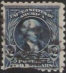 Blue $2 U.S. postage stamp picturing James Madison