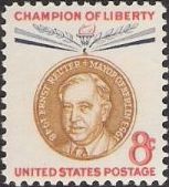 8-cent U.S. postage stamp picturing Ernst Reuter