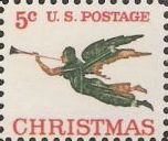 5-cent U.S. postage stamp picturing angel weather vane