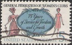 5-cent U.S. postage stamp picturing women