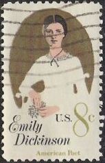 8-cent U.S. postage stamp picturing Emily Dickinson