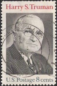 8-cent U.S. postage stamp picturing Harry S. Truman