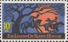 10-cent U.S. postage stamp picturing two riders on horses