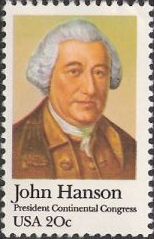 20-cent U.S. postage stamp picturing John Hanson