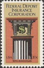 20-cent U.S. postage stamp picturing column