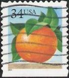 34-cent U.S. postage stamp picturing orange