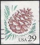 29-cent U.S. postage stamp picturing pine cone