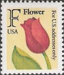 Non-denominated 29-cent U.S. postage stamp picturing tulip
