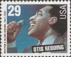 29-cent U.S. postage stamp picturing Otis Redding