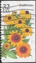 32-cent U.S. postage stamp picturing rudbeckia