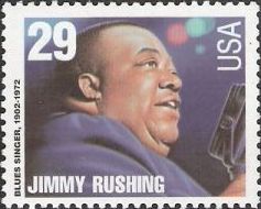 29-cent U.S. postage stamp picturing Jimmy Rushing