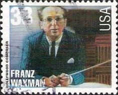 33-cent U.S. postage stamp picturing Franz Waxman