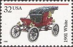 32-cent U.S. postage stamp picturing 1901 White
