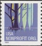 Non-denominated 5-cent U.S. postage stamp picturing swamp