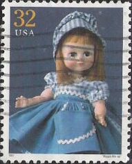 32-cent U.S. postage stamp picturing 'Maggie Mix-up' doll