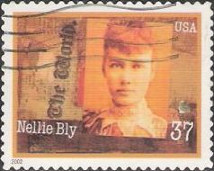 37-cent U.S. postage stamp picturing Nellie Bly
