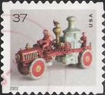 37-cent U.S. postage stamp picturing toy fire pumper