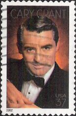 37-cent U.S. postage stamp picturing Cary Grant