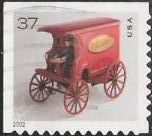 37-cent U.S. postage stamp picturing toy mail wagon