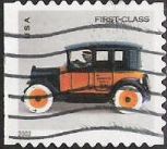 Non-denominated 37-cent U.S. postage stamp picturing toy taxicab
