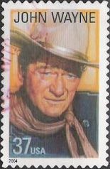 37-cent U.S. postage stamp picturing John Wayne