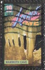 39-cent U.S. postage stamp picturing Mammoth Cave