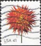 41-cent U.S. postage stamp picturing dahlia