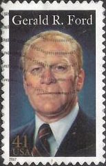41-cent U.S. postage stamp picturing Gerald R. Ford