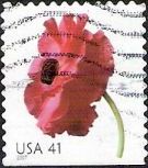 41-cent U.S. postage stmap picturing poppy