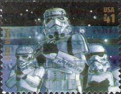 41-cent U.S. postage stamp picturing Stormtroopers