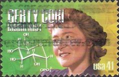 41-cent U.S. postage stamp picturing Gerty Cori