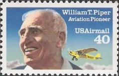 40-cent U.S. postage stamp picturing William T. Piper