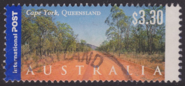 $3.30 Australian postage stamp picturing Cape York in Queensland
