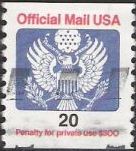20-cent U.S. postage stamp picturing Great Seal of the United States