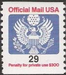 29-cent U.S. postage stamp picturing Great Seal of the United States