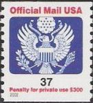 37-cent U.S. postage stamp picturing Great Seal of the United States