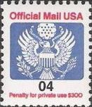 4-cent U.S. postage stamp picturing Great Seal of the United States