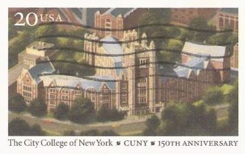 20-cent U.S. postal card picturing The City College of New York