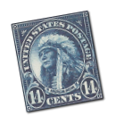 14-cent American Indian Stamp