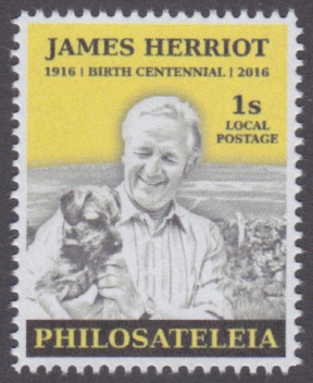 Philosateleian Post James Herriot stamp