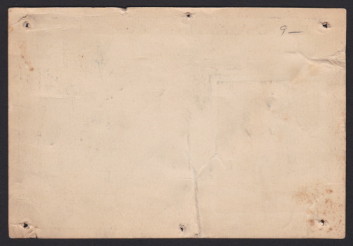 14¢ American Indian parcel label mailed from Miami, Florida (reverse) Reverse of parcel tag bearing mailing address