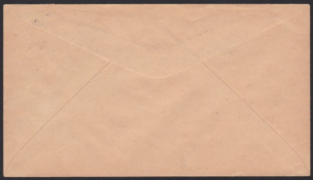 Reverse of first day cover