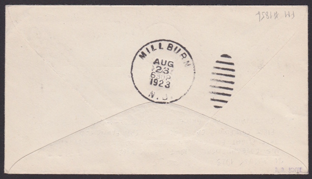 Reverse of cover