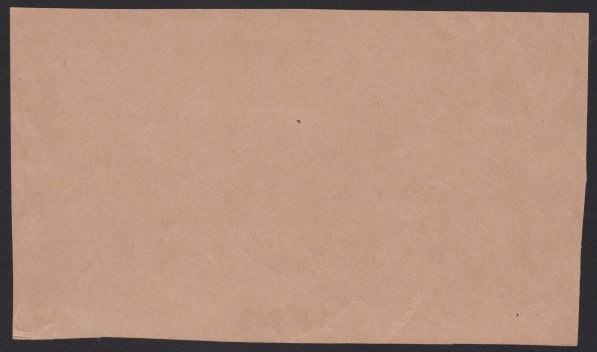 Reverse of parcel fragment