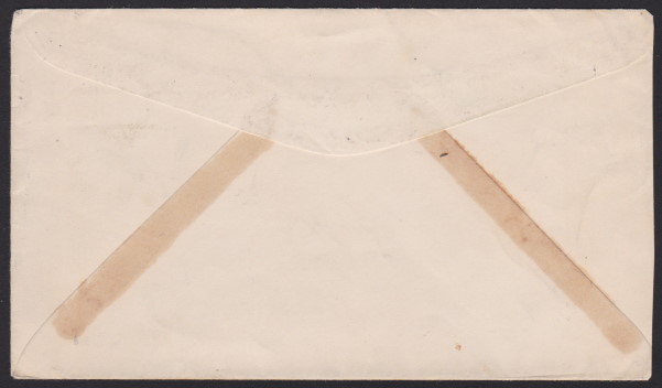 14¢ American Indian cover mailed from Los Angeles, California, to Vienna, Austria, Germany (reverse) Reverse of cover