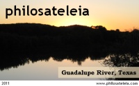 Guadalupe River Guadalupe River local post stamp