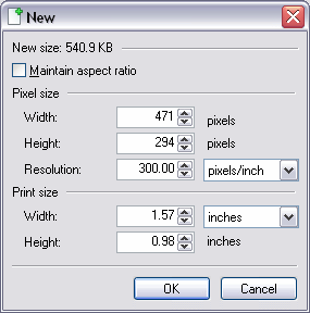 New Image Dialog Box in Paint.NET New Image Dialog Box in Paint.NET